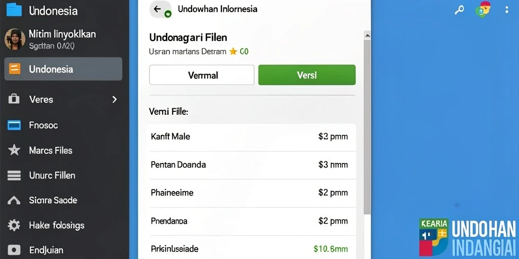 Tampilan antarmuka yang modern dan mudah digunakan.