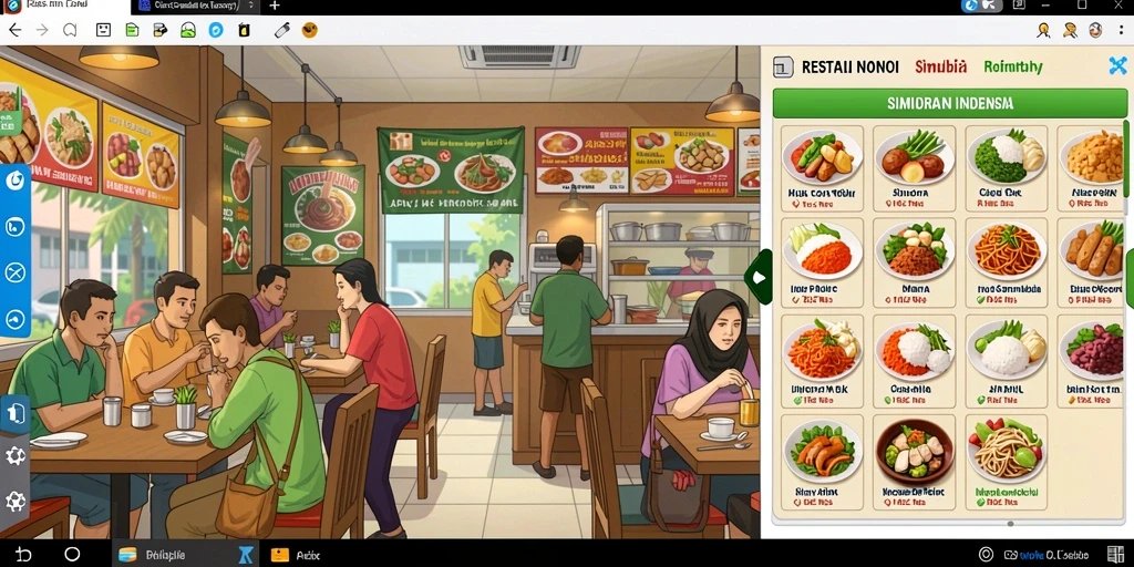Tampilan antarmuka modern dan intuitif.