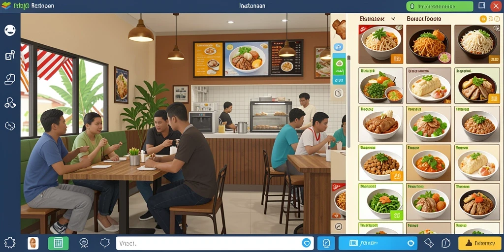 Tampilan antarmuka yang user-friendly.
