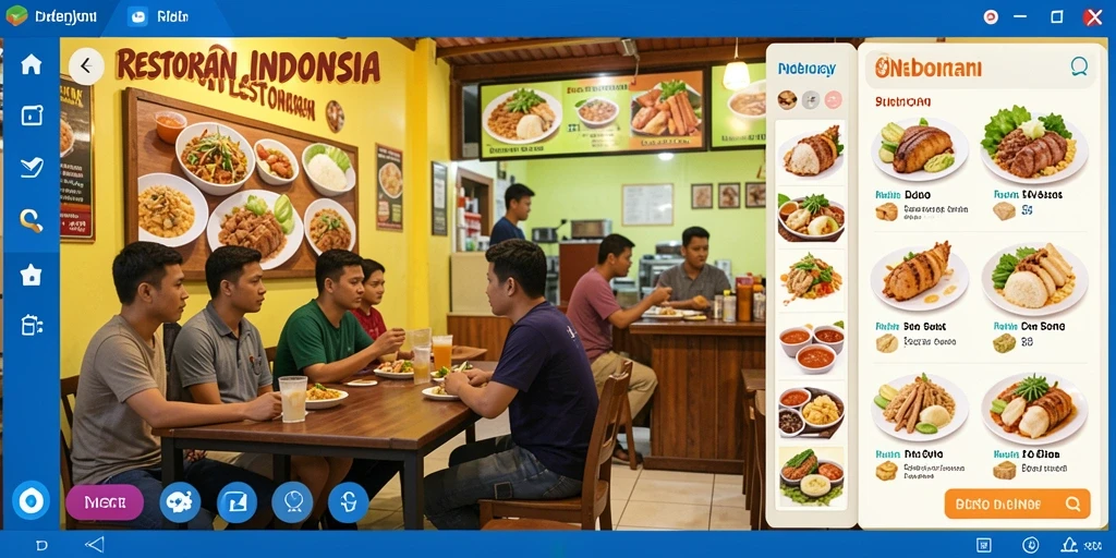 Tampilan antarmuka pengguna yang mudah dipahami.