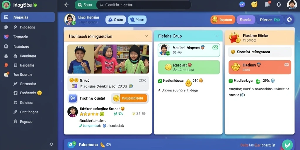 Tampilan antarmuka pengguna yang memukau.